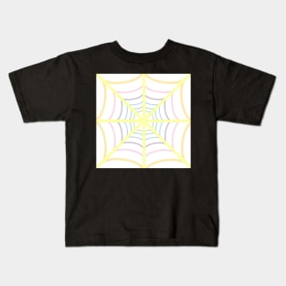 Pastel Spiderweb Kids T-Shirt